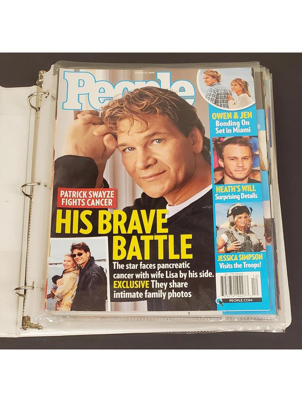 Lot of 8 People Magazine Issues in Binder Sleeves – Celebrity & Royal Covers VG